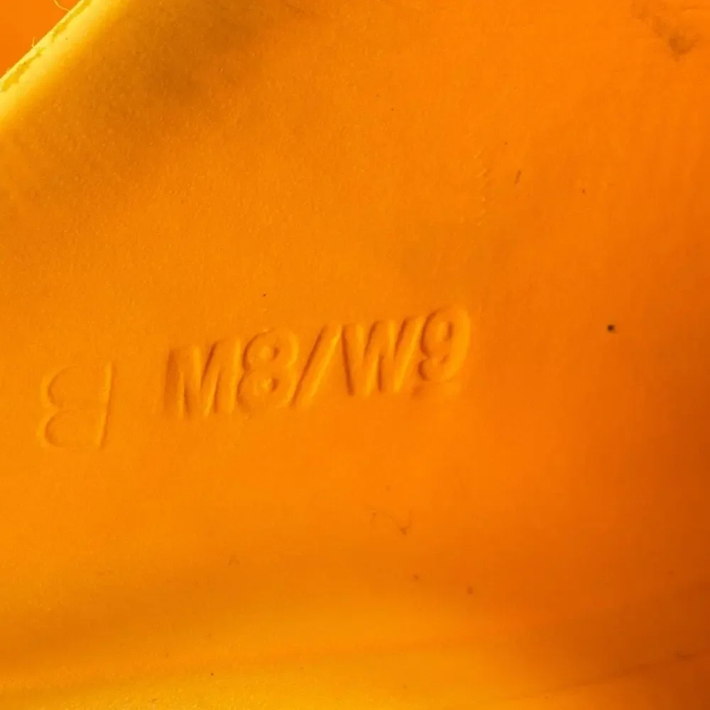 Bass Outdoor Field Clogs Bright Yellow Comfort Slip On Slide Slippers Men's Sz 8